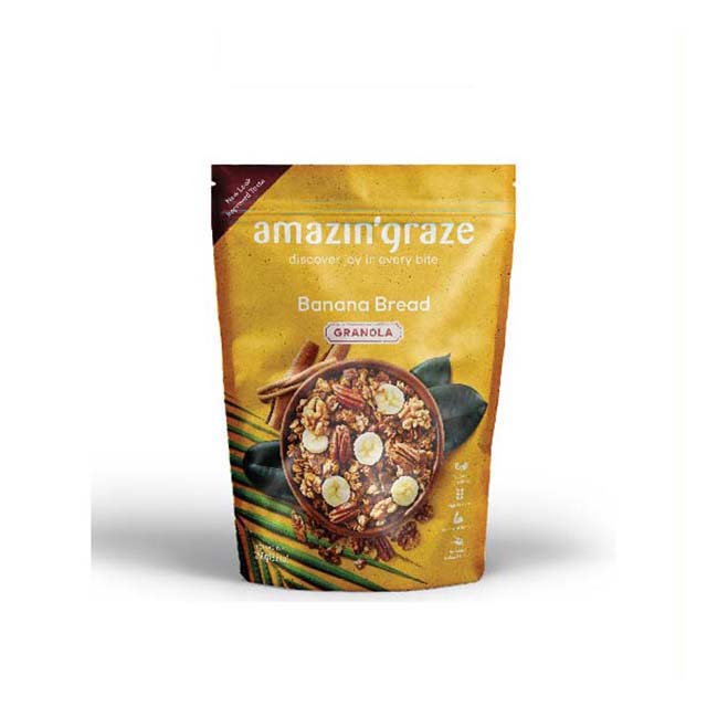 AMAZIN BANANA BREAD GRANOLA 250G