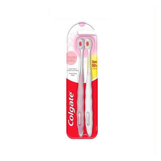 COLGATE TOOTHBRUSH CUSHION CLEAN 2S