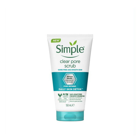 SIMPLE DAILY SKIN DETOX PORE POLISHING FACIAL SCRUB 150ML