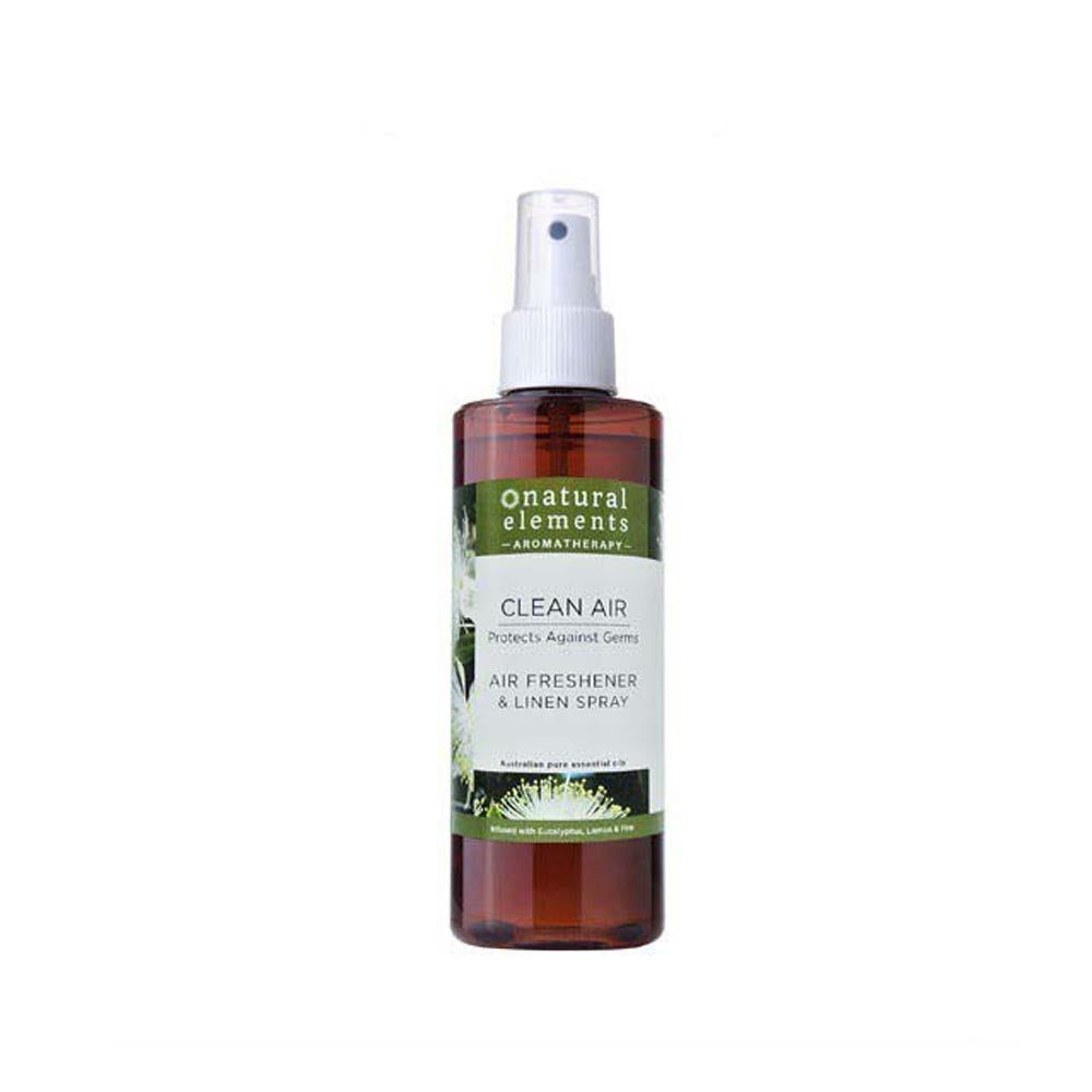 NATURAL ELEMENTS AROMATHERPY CLEAN AIR - AIR FRESHENER LINEN SPRAY 220ML