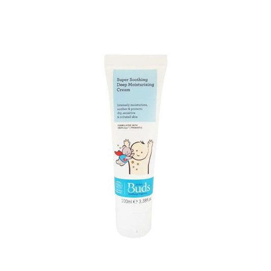 BUDS FOR BABY SOOTHING ORGANICS SUPER SOOTHING DEEP MOISTURISING CREAM 100ML