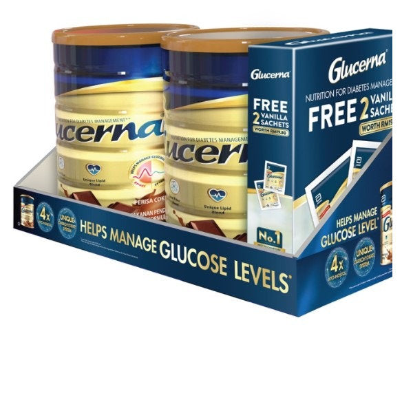 GLUCERNA CHOCOLATE 800G 2S FOC 2 SACHETS