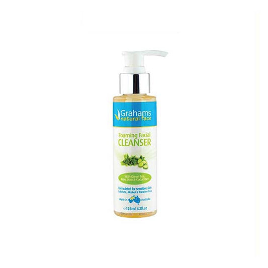 GRAHAMS NATURAL FOAMING FACIAL CLEANSER 125ML