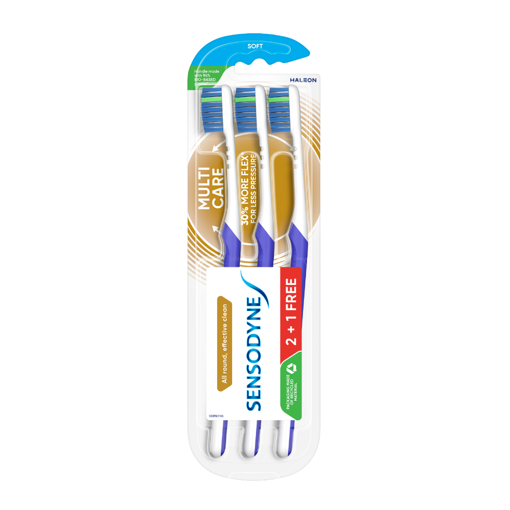 SENSODYNE MULTICARE TOOTHBRUSH SOFT 3S