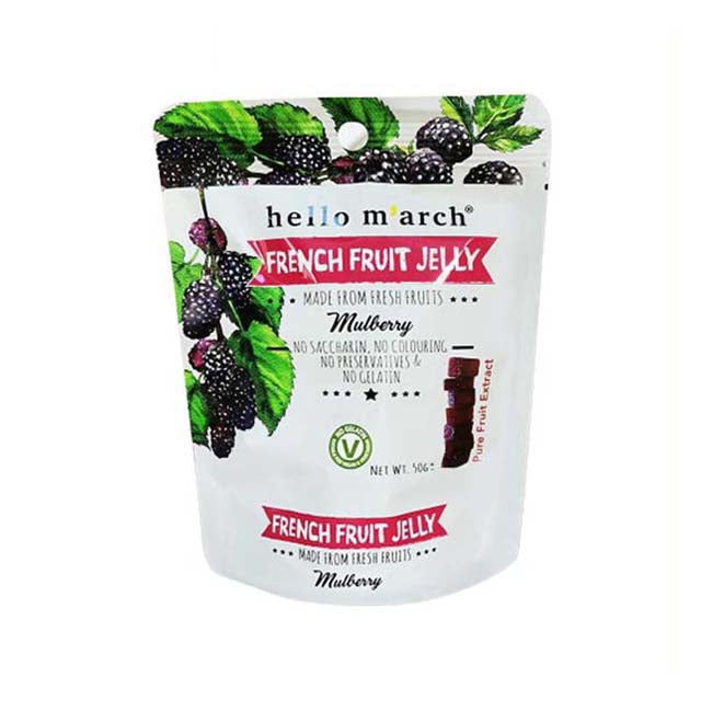 HELLO MARCH FRENCH FRUIT JELLY  MULBERRY 50G