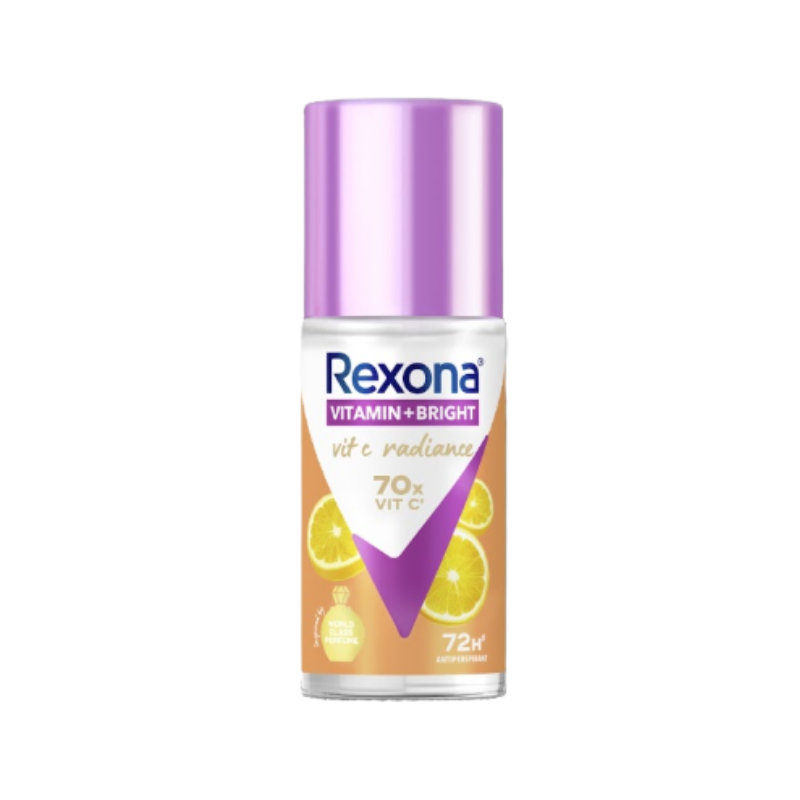 REXONA WOMEN DEODORANT ROLL ON ADVANCED BRIGHTENING ANTI-STAIN 50ML