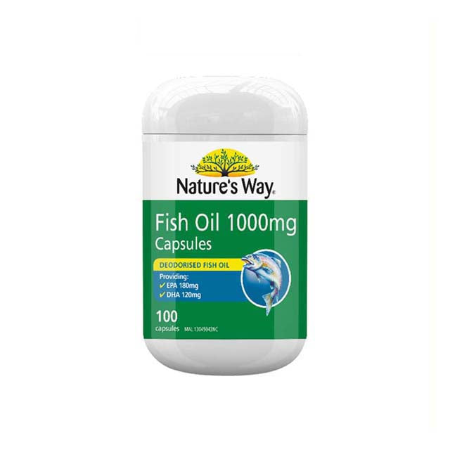 NATURES WAY FISH OIL 1000MG 100S