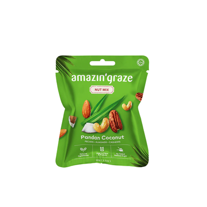 AMAZIN GRAZE NUT MIX PANDAN COCONUT 30G
