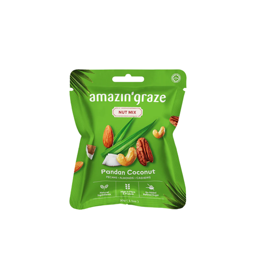 AMAZIN GRAZE NUT MIX PANDAN COCONUT 30G