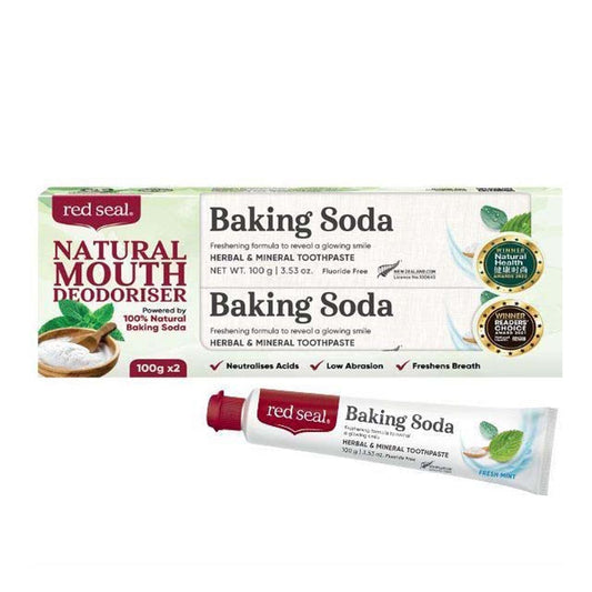 RED SEAL BAKING SODA NATRUE TOOTHAPSTE 100G 2S