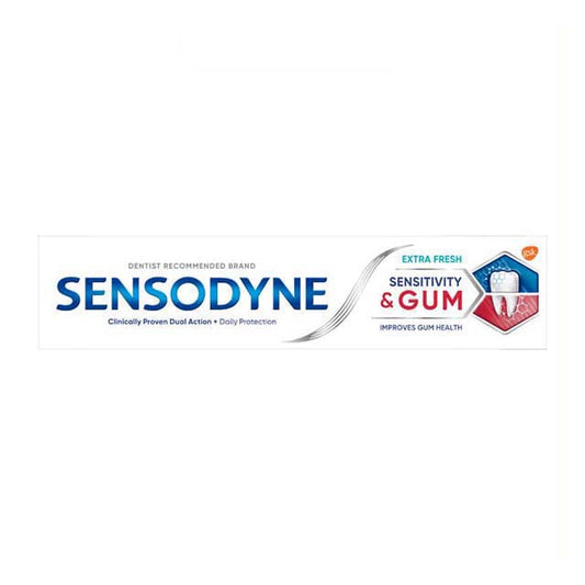 SENSODYNE SENSITIVITY + GUM EXTRA FRESH TOOTHPASTE 100G