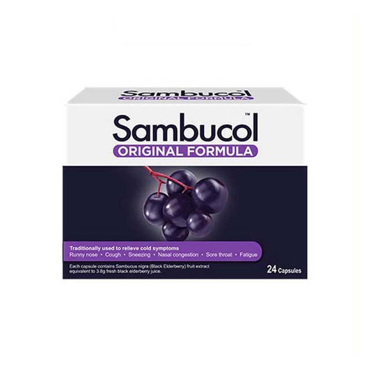 SAMBUCOL ORIGINAL BLACK ELDERBERRY CAP 24S