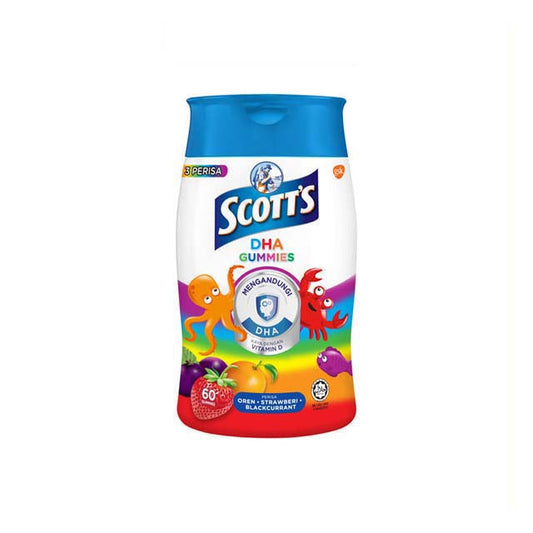SCOTTS DHA GUMMIES ASSORTED FLAVOUR 60S