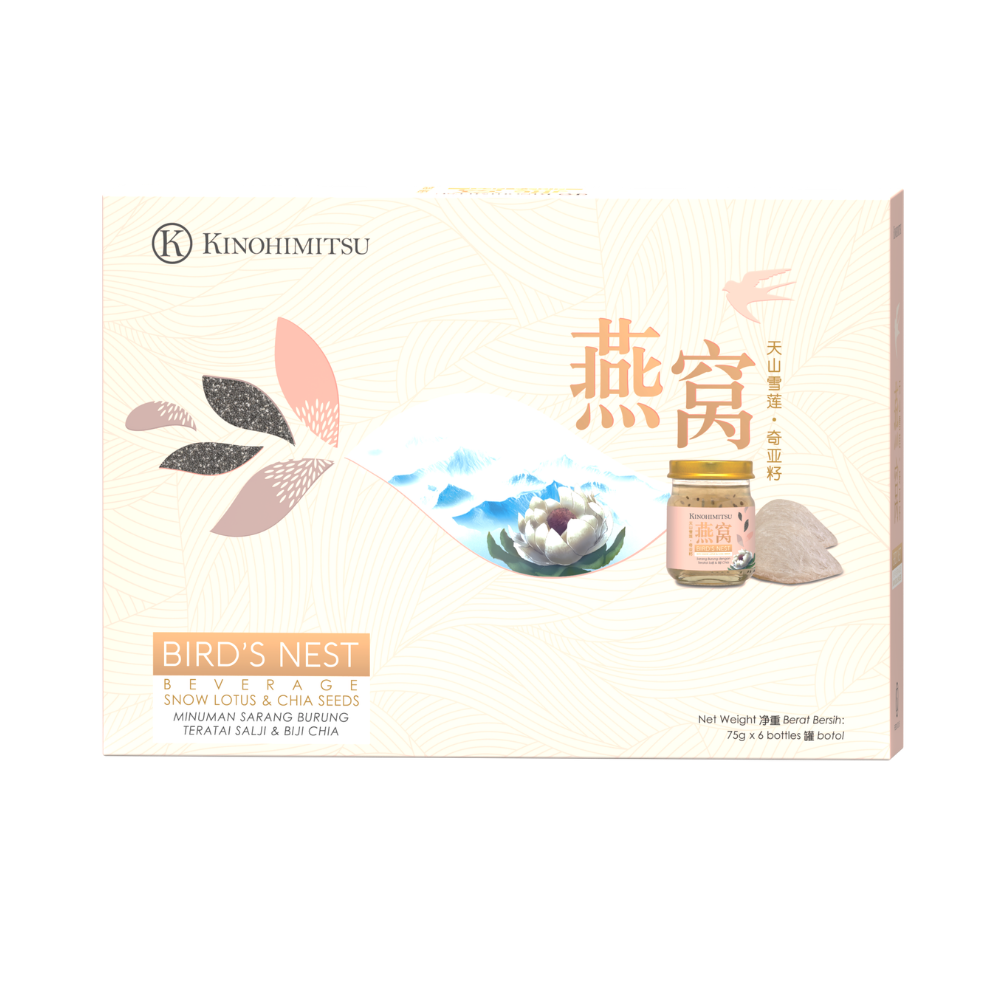KINOHIMITSU BIRD NEST SNOW LOTUS & CHIA SEED 6S