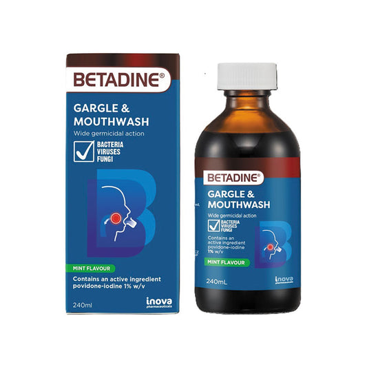 BETADINE GARGLE & MOUTH WASH 240ML