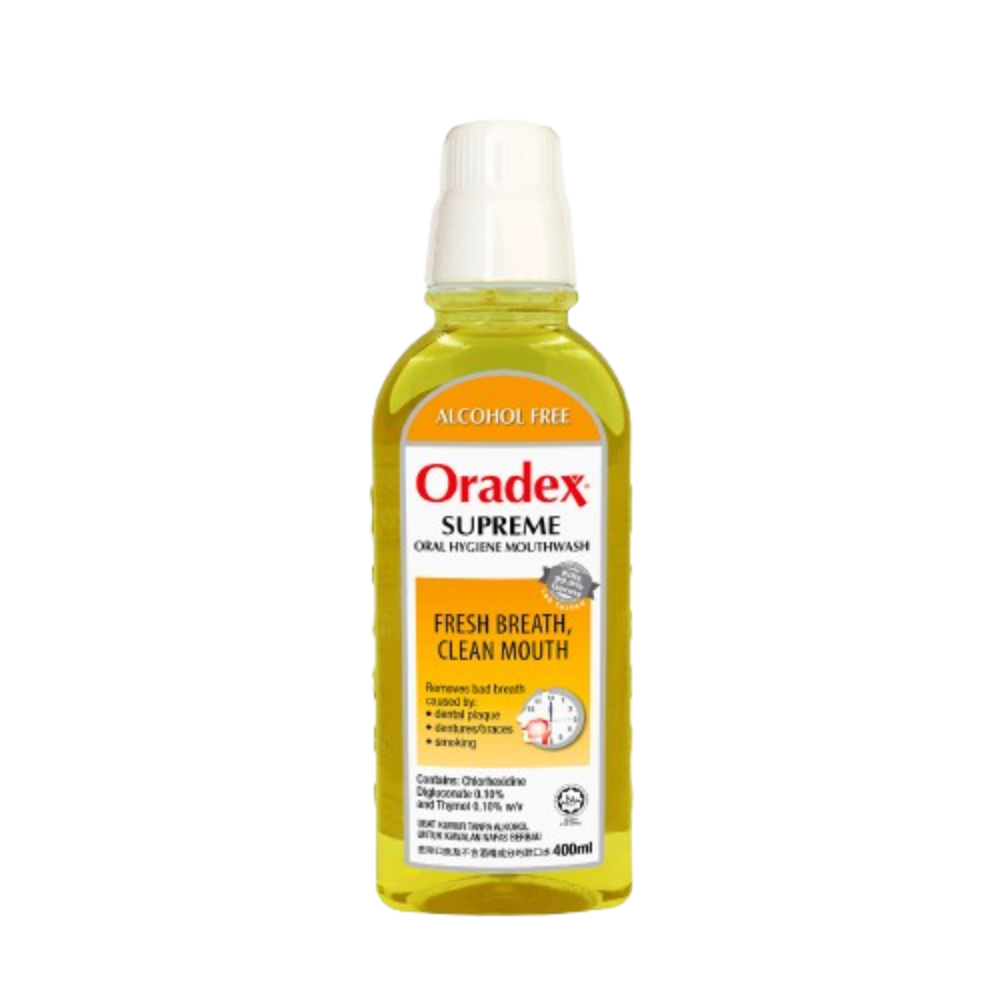 ORADEX SUPREME MOUTHWASH 400ML