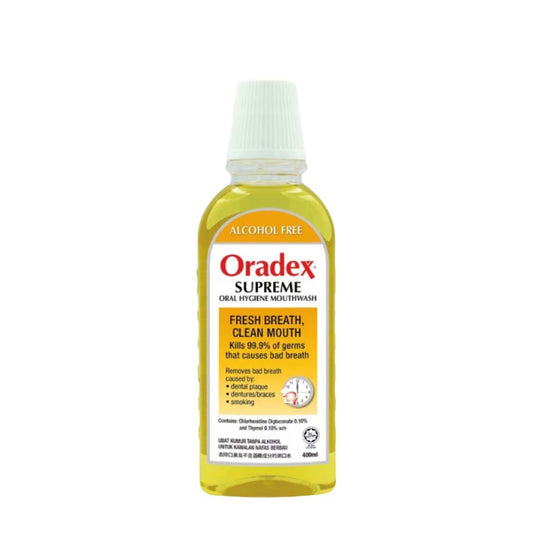 ORADEX SUPREME MOUTHWASH 400ML