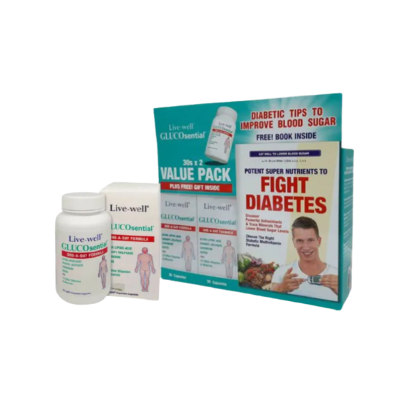 LIVE WELL GLUCOSENTIAL 30Sx2