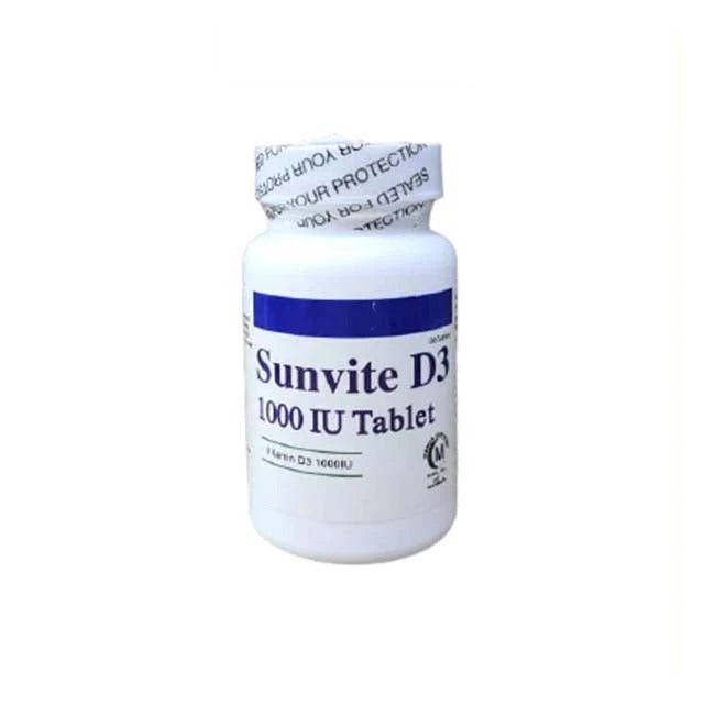 SUNVITE D3 1000IU TABLET 100S
