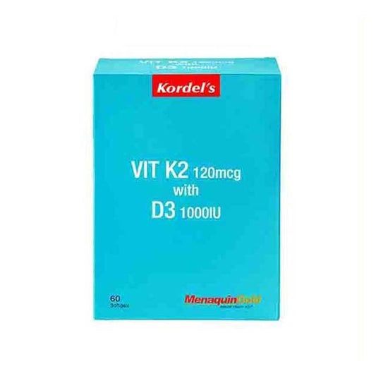 KORDELS VITAMIN K2 120MG+D3 1000IU 60S