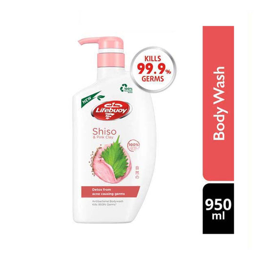 LIFEBUOY BODY WASH PINK CLAY 900ML