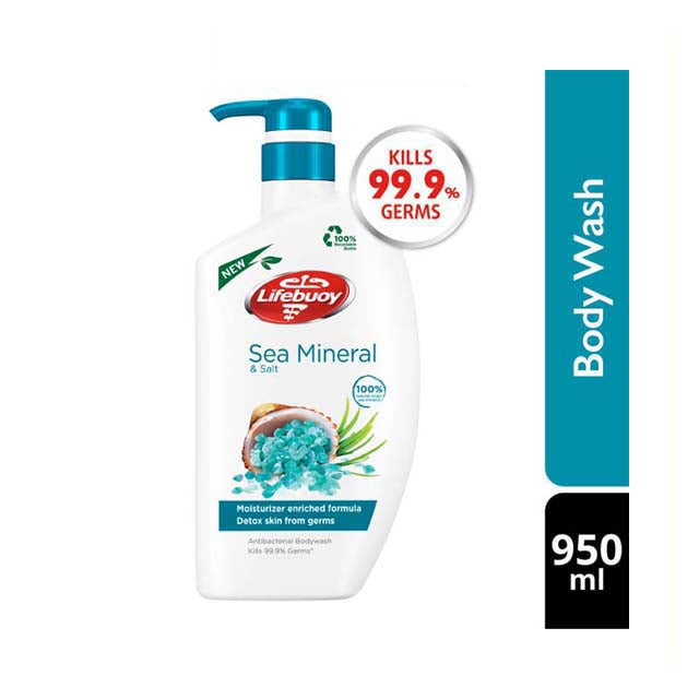 LIFEBUOY BODY WASH SEA SALT 900ML