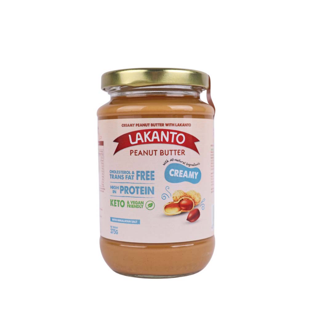 LAKANTO PEANUT BUTTER CREAMY 375G