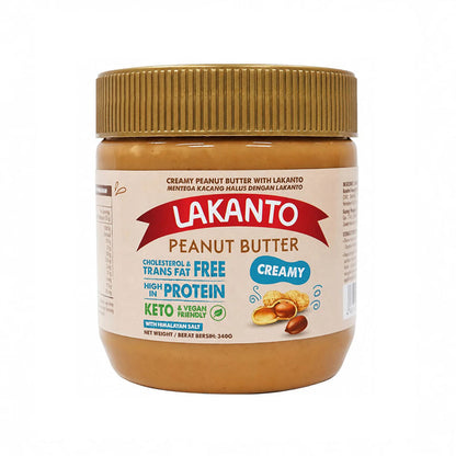 LAKANTO PEANUT BUTTER CREAMY 340G
