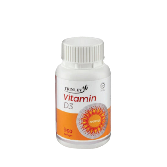 TRINLEY VITAMIN D3 1000IU 60 SOFTGEL