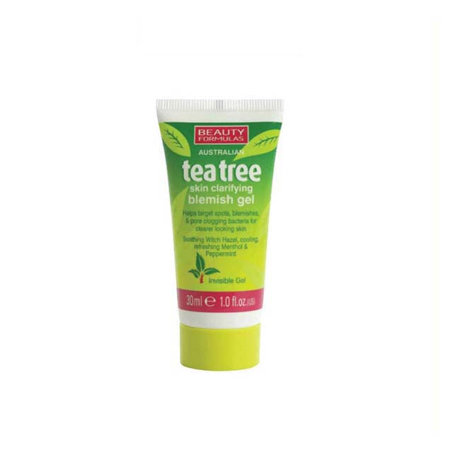 BEAUTY FORMULAS TEA TREE BLEMISH GEL 30ML