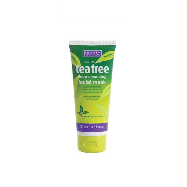 BEAUTY FORMULAS TEA TREE FACIAL MASK 100ML