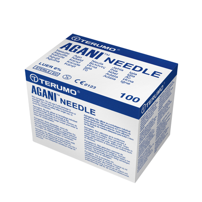 TERUMO AGANI HYPODERMIC NEEDLE 27G X 1/2IN 5SX20