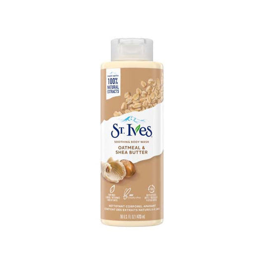 ST IVES BODY WASH OATMEAL & SHEA BUTTER 450ML