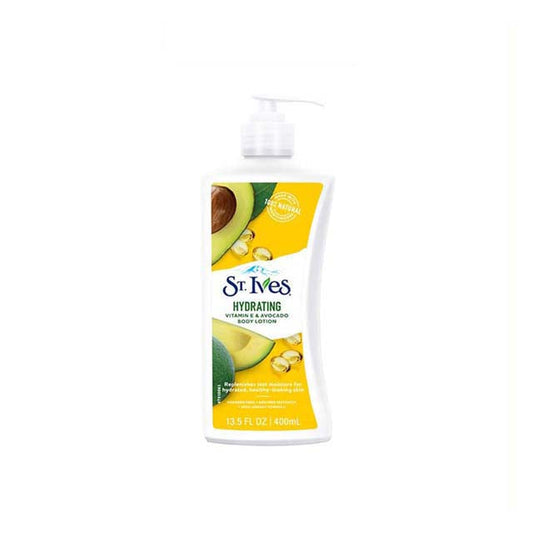 ST IVES HYDRATING VITAMIN E & AVOCADO BODY LOTION 400ML