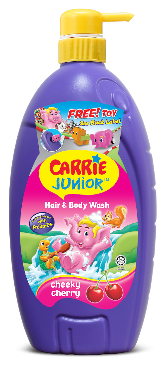 CARRIE JUNIOR HAIR & BODY WASH CHEEKY CHERRY 1000G