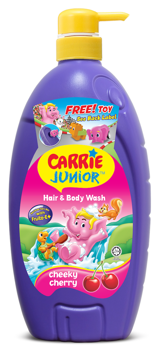 CARRIE JUNIOR HAIR & BODY WASH CHEEKY CHERRY 1000G