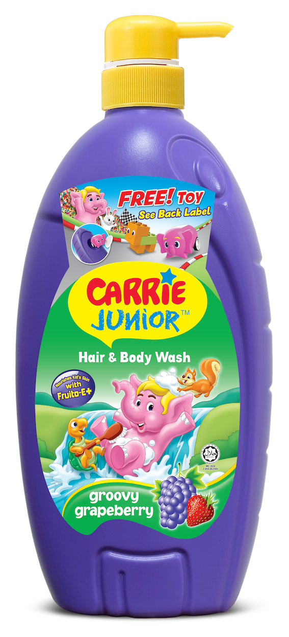 CARRIE JUNIOR HAIR & BODY WASH GROOVY GRAPEBERRY 1000G