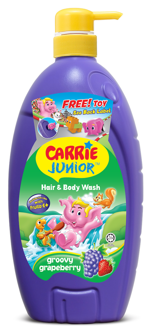CARRIE JUNIOR HAIR & BODY WASH GROOVY GRAPEBERRY 1000G