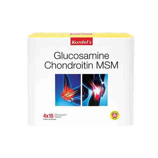 KORDELS GLUCOSAMINE CHONDROITIN MSM EFFERVESCENT 4X15S