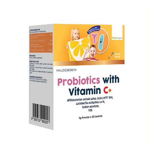 LANG BRAGMAN PROBIOTICS WITH VITAMIN C 300MG 30S