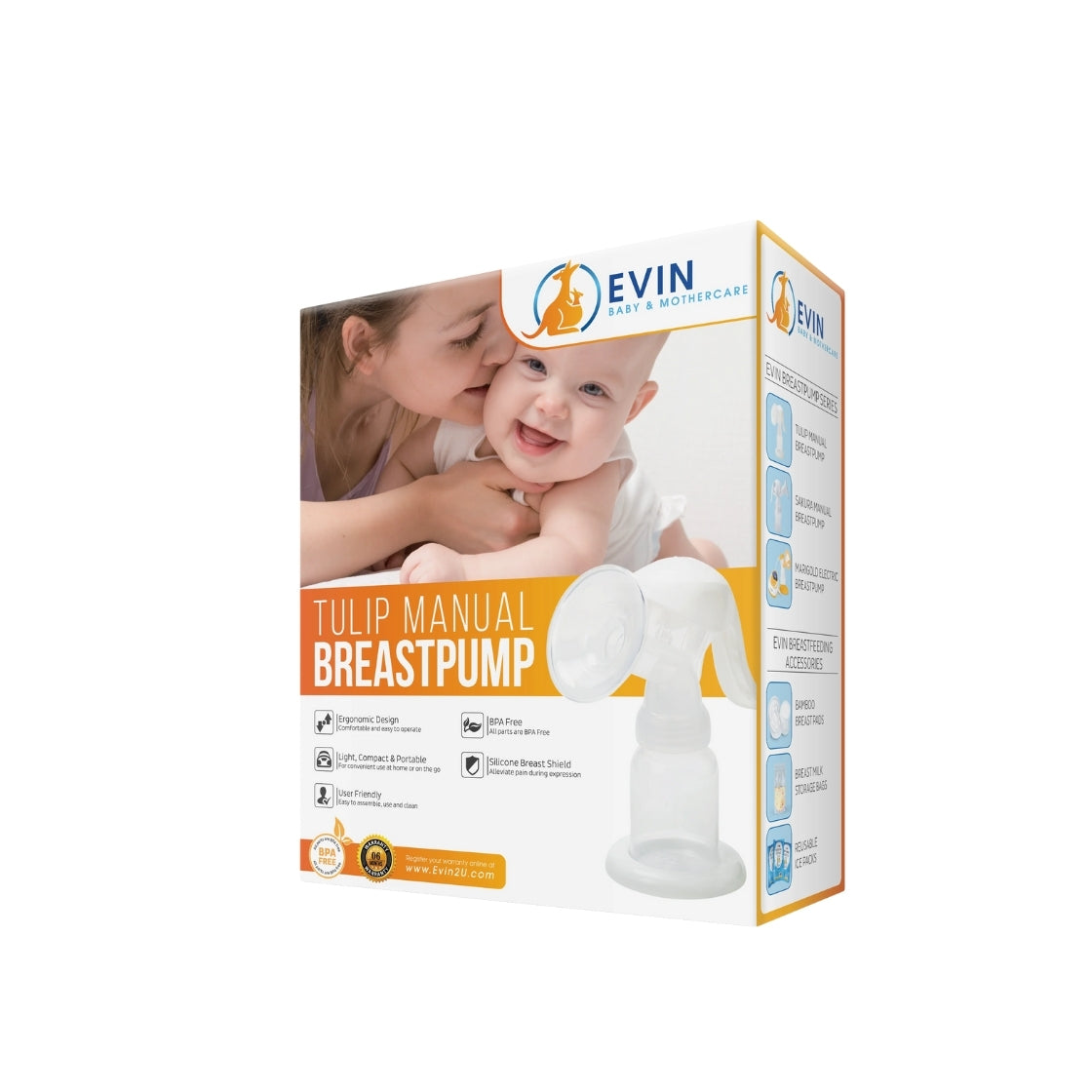 EVIN TULIP MANUAL BREAST PUMP 1S