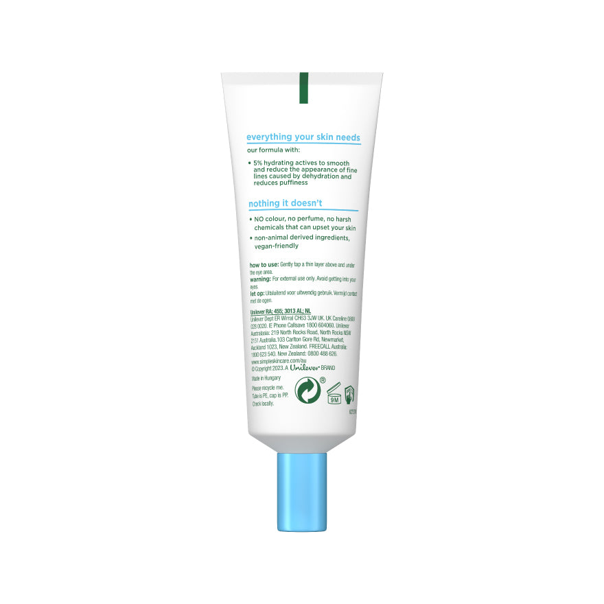 SIMPLE WATER BOOST HYDRATING EYE GEL 25ML