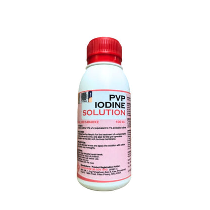 PVP IODINE SOLUTION 10% 100ML