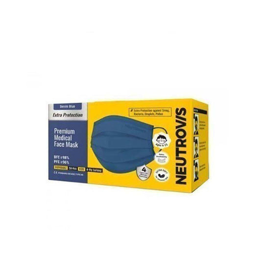 NEUTROVIS CH 4PLY MASK DENIM BLUE 50S