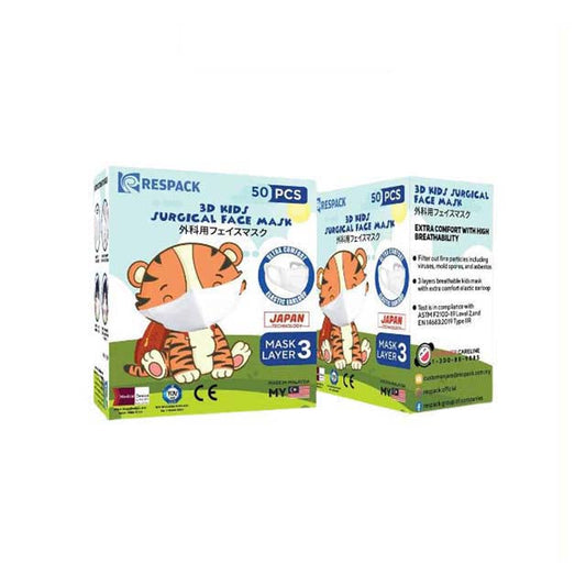 RESPACK 3D CH SURGICAL FACE MASK 50S