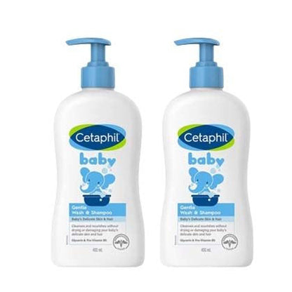 CETAPHIL BABY GENTLE WASH & SHAMPOO 400ML 2S