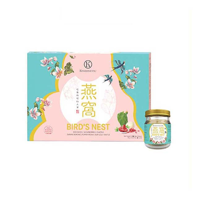 KINOHIMITSU BIRDNEST WITH RED DATES WOLFBERRIES & CACTUS 6S