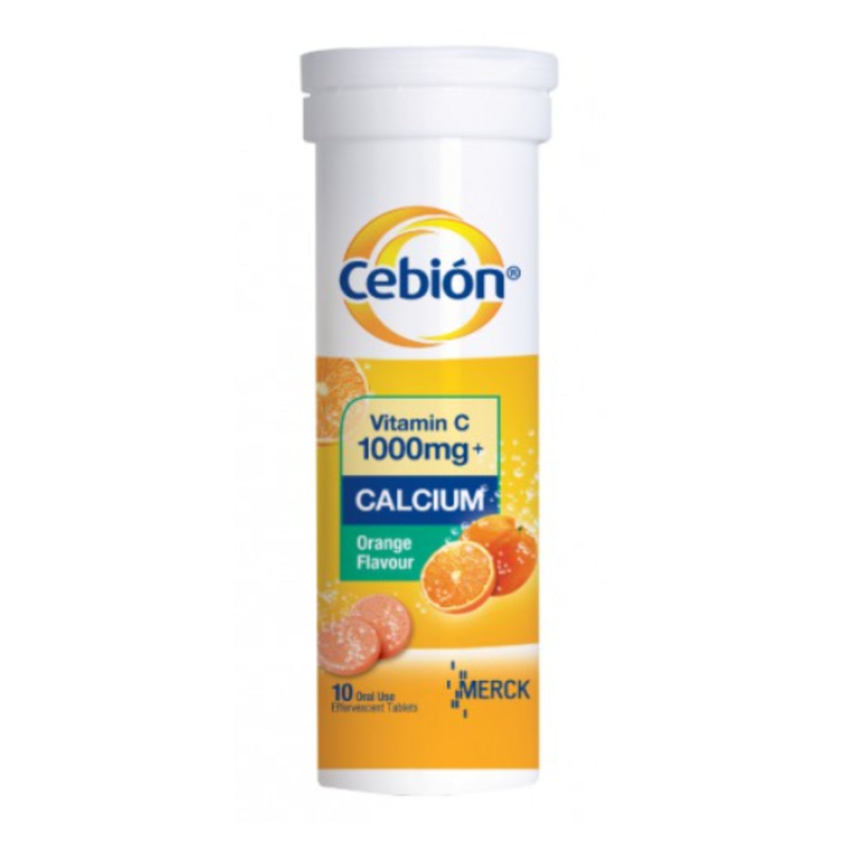 CEBION VITAMIN C 1000MG+CALCIUM EFFERVESCENT TAB ORANGE 10SX10