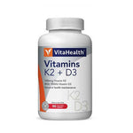 VITAHEALTH VITAMINS K2 + D3 90S