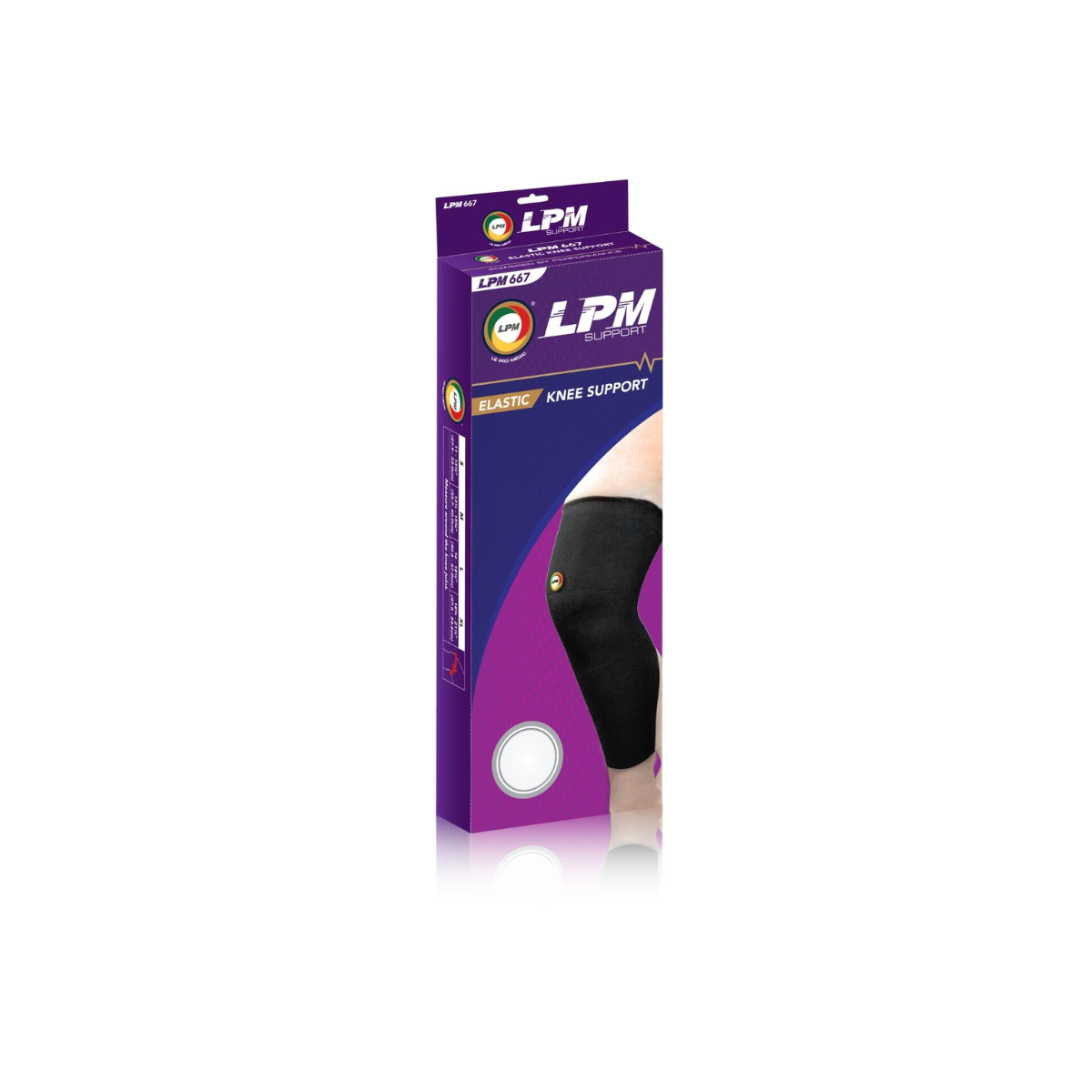 LPM ELASTIC KNEE SUPPORT 667 S